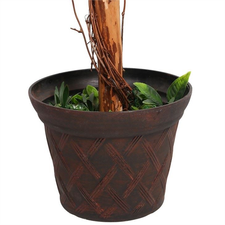 Plastic Apple Leaf Tree Ivy Rattan